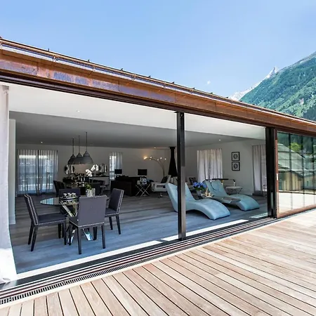 Penthouse Le Lustre 公寓 霞慕尼