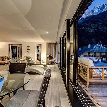 公寓 Penthouse Le Lustre 霞慕尼